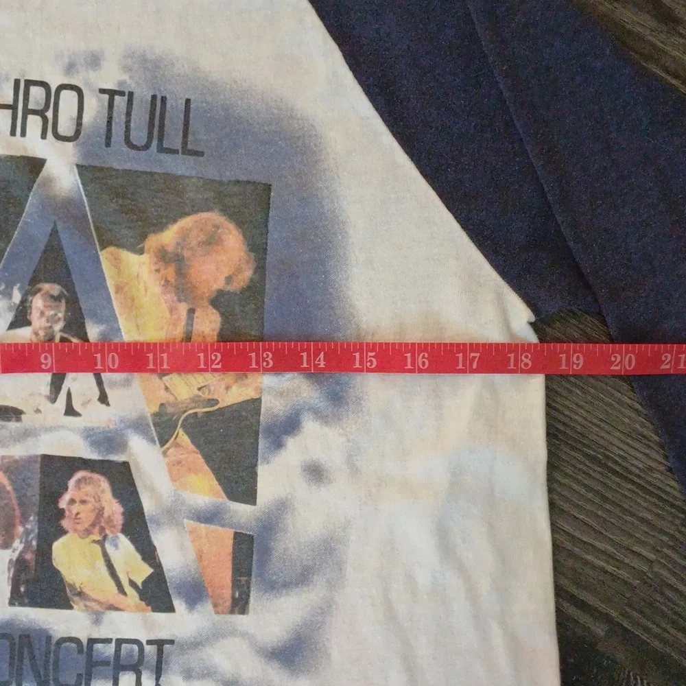 Jethro Tull authentic vintage 80's concert Jersey tshirt M S - Picture 5 of 14